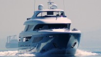 Luxury yacht Azra- front view